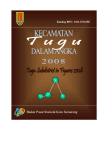 Kecamatan Tugu Dalam Angka 2008 Kota Semarang