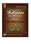 Kecamatan Mijen Dalam Angka 2008 Kota Semarang