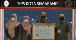 Appreciation and Awarding of BPS Semarang Municipa as the Integrity Zone Towards the 2020 WBK / WBBM