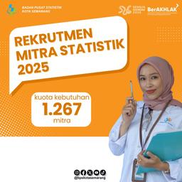 ANNOUNCEMENT OF REGISTRATION FOR STATISTICAL PARTNERS OF BPS KOTA SEMARANG IN 2025