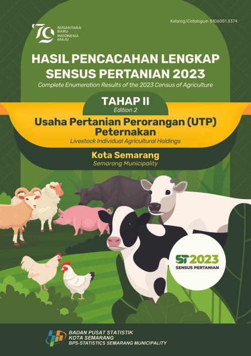 Hasil Pencacahan Lengkap Sensus Pertanian 2023 - Tahap II: Usaha Pertanian Perorangan (UTP) Peternakan Kota Semarang