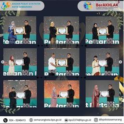 BPS Kota Semarang Meraih Tiga Belas Penghargaan Dalam BPS Provinsi Jawa Tengah Awards 2023