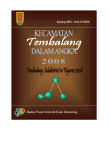 Kecamatan Tembalang Dalam Angka 2008 Kota Semarang