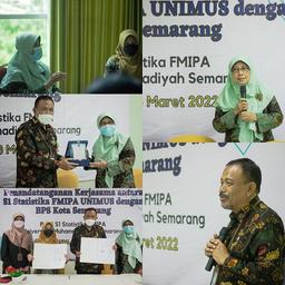 Sinergitas BPS Kota Semarang dengan Prodi Statistika Universitas Muhammadiyah Semarang