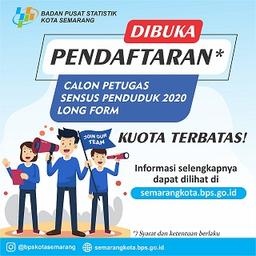 Rekrutmen Calon Petugas Sensus Penduduk Long Form 2020